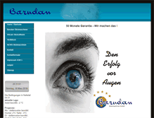 Tablet Screenshot of barudan.de
